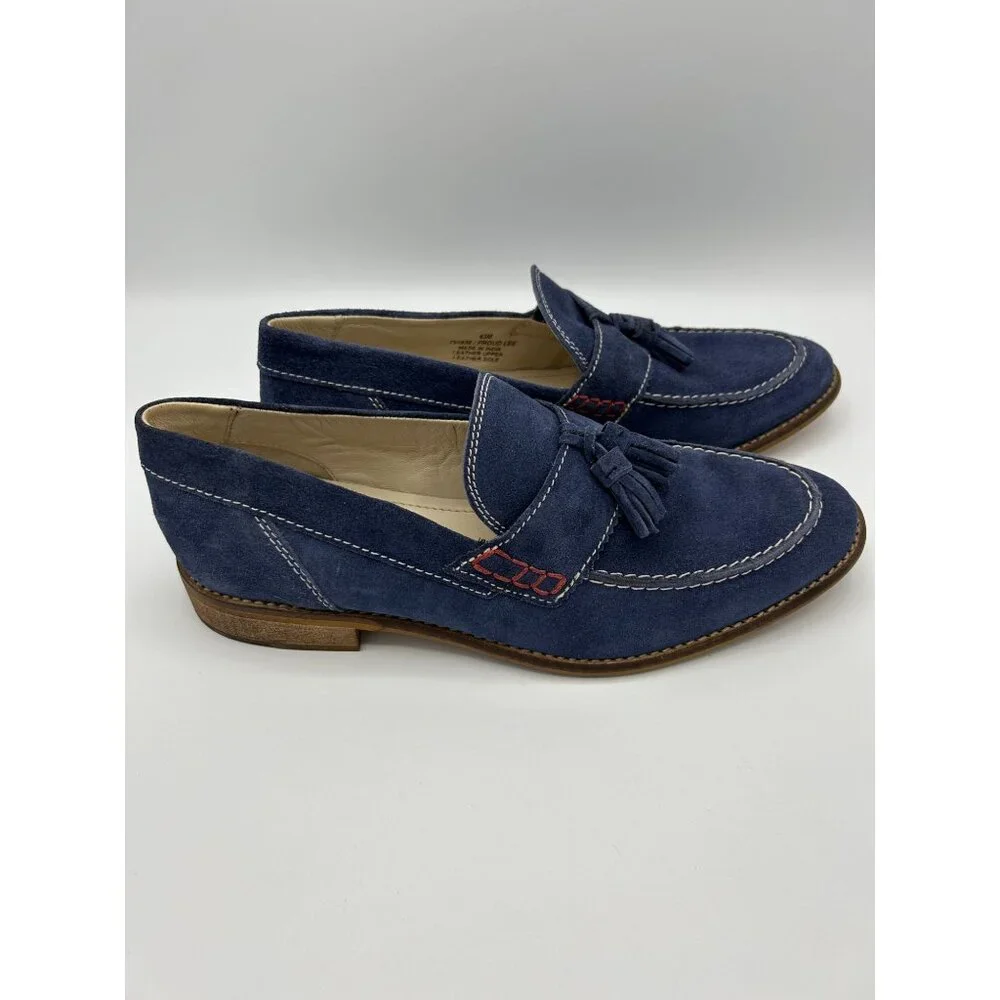 Testosterone Men's Proud Lee Blue Suede Tassel Loafers Size 43M (10) - Picture 10 of 10
